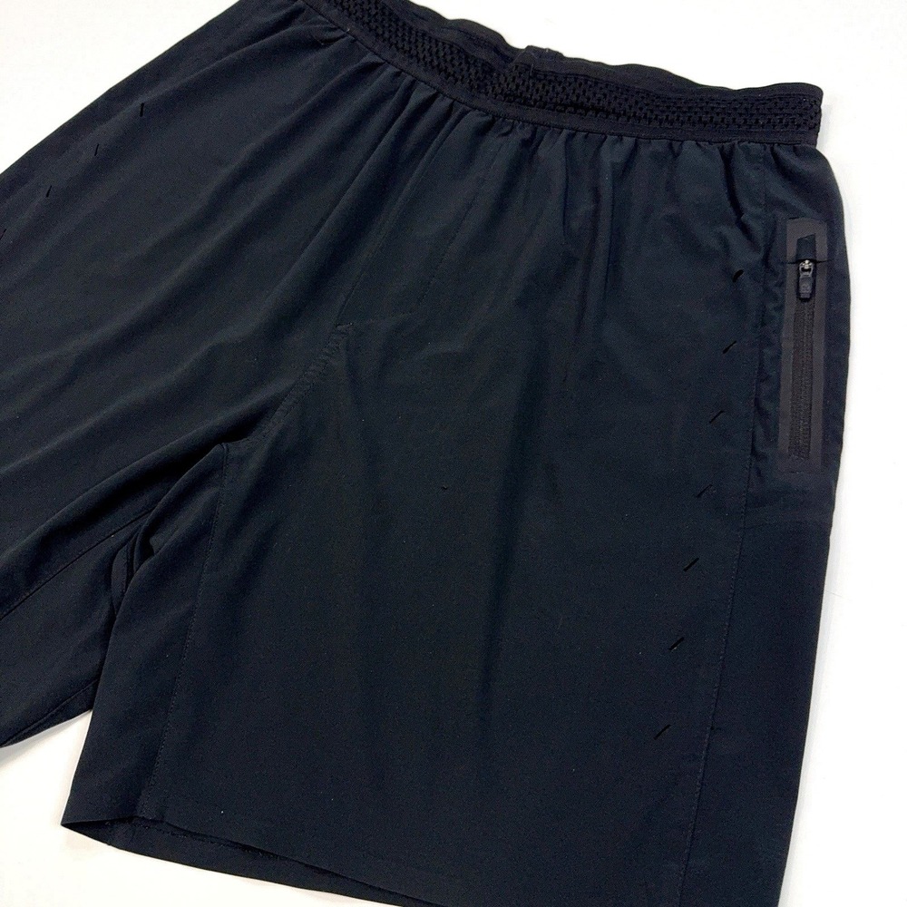 Ten Thousand Session Shorts Mens Size M 7"‎ Linerless Gym Workout Black - Picture 3 of 8